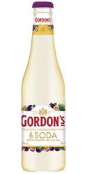 Gordons Tropical Passionfruit Gin and Soda $66 X 24 ack